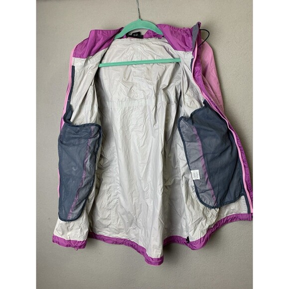 MARMOT Jacket Women’s Size XL Pink Hooded Rain Waterproof Packable Windbreaker - Picture 6 of 9